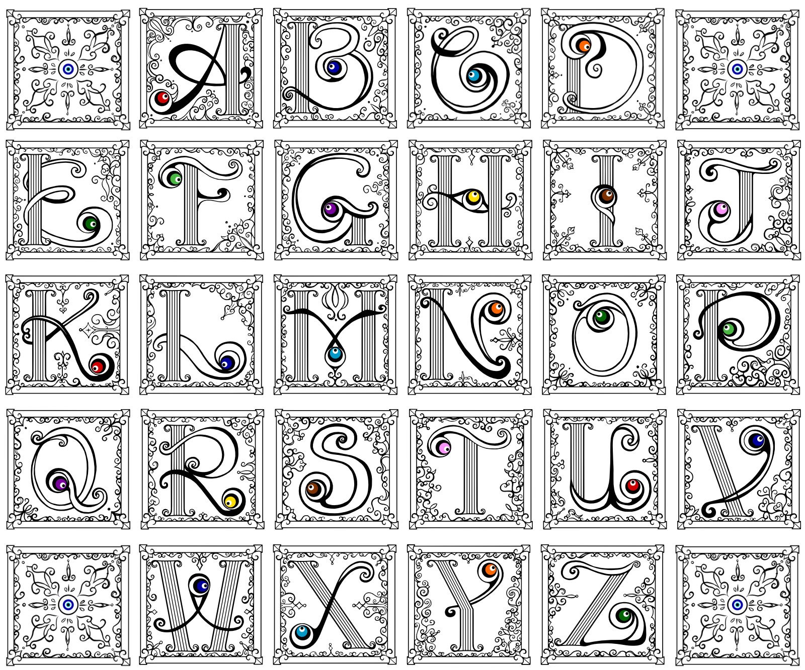 Ornamental Alphabet